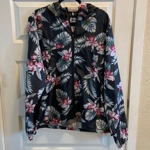 Black tropical wind breaker by Sunrise Kingdom